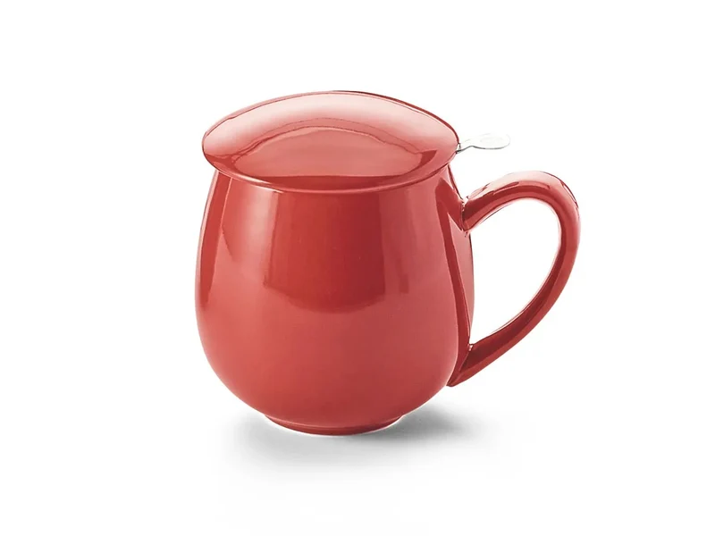 ChaCult Saara Beker - Porselein - Rood - 350 ml