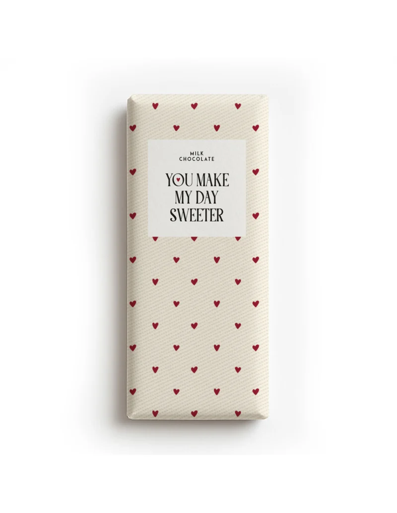 You Make My Day Sweeter Chocoladereep - Melk - 100 gram