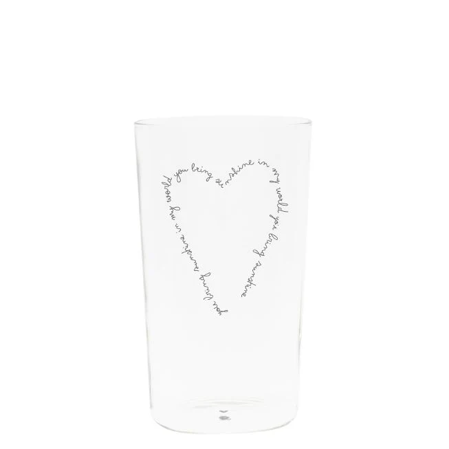 Bastion Collections Heart Sunshine Glas - 450 ml