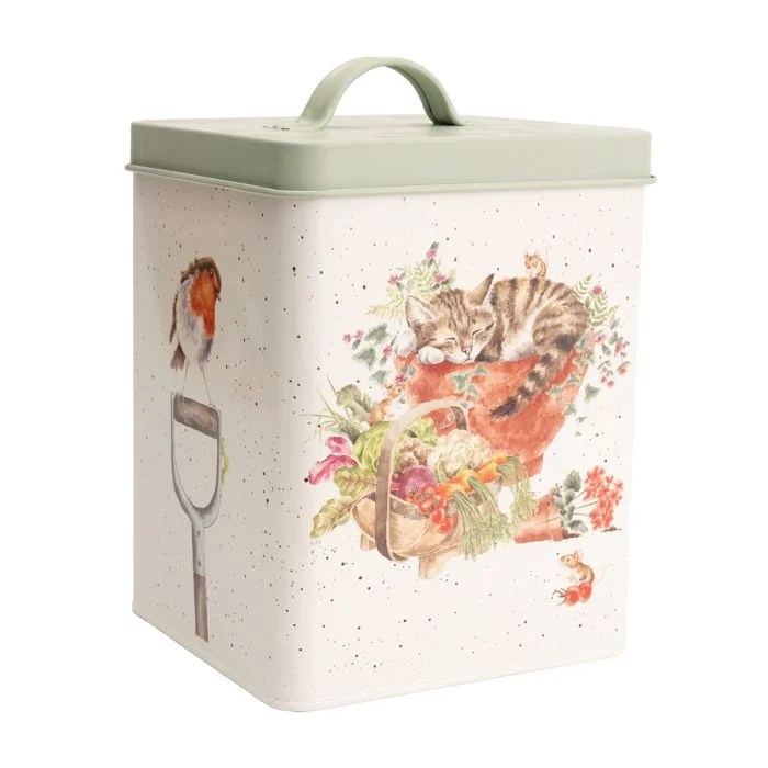 Wrendale Designs Garden Blik - Koolstofstaal - 14 cm x 14 cm x 20,5 cm