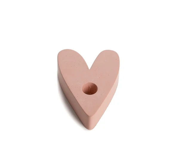 Rustik Lys Kandelaar Concrete Heart - Beton