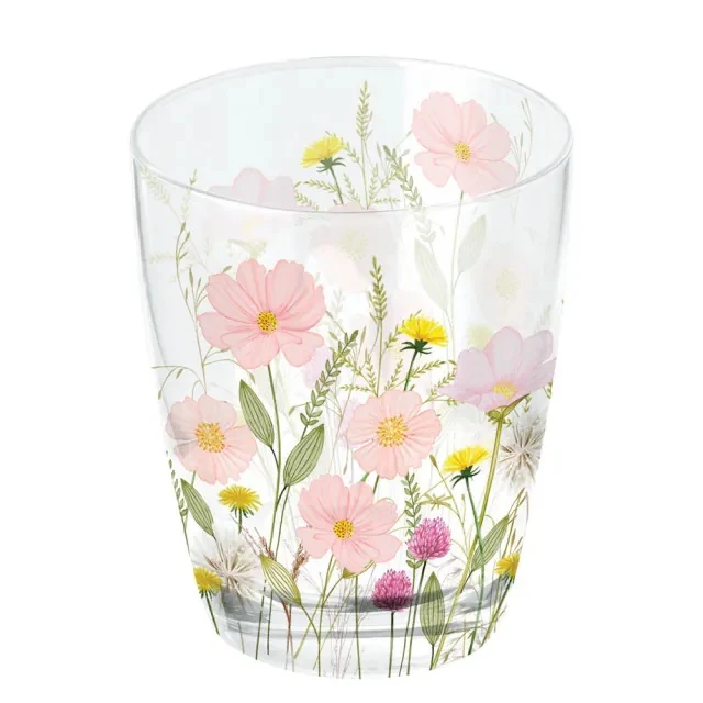 Ambiente Pastel Flowers Pink Waterglas - 250 ml