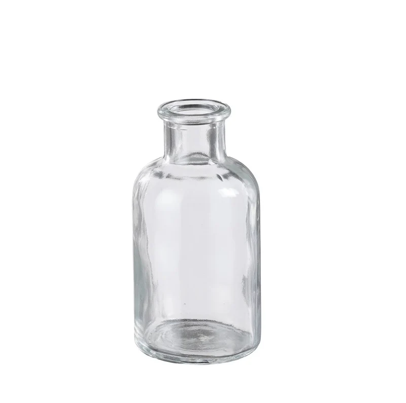 Rustik Lys Kandelaar/Waterfles Amalie - Glas - 11 cm x 5,5 cm