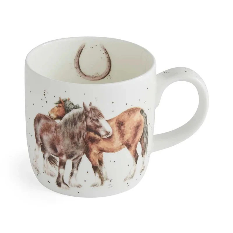 Wrendale Designs Side by Side Beker - Fine Bone China - 300 ml