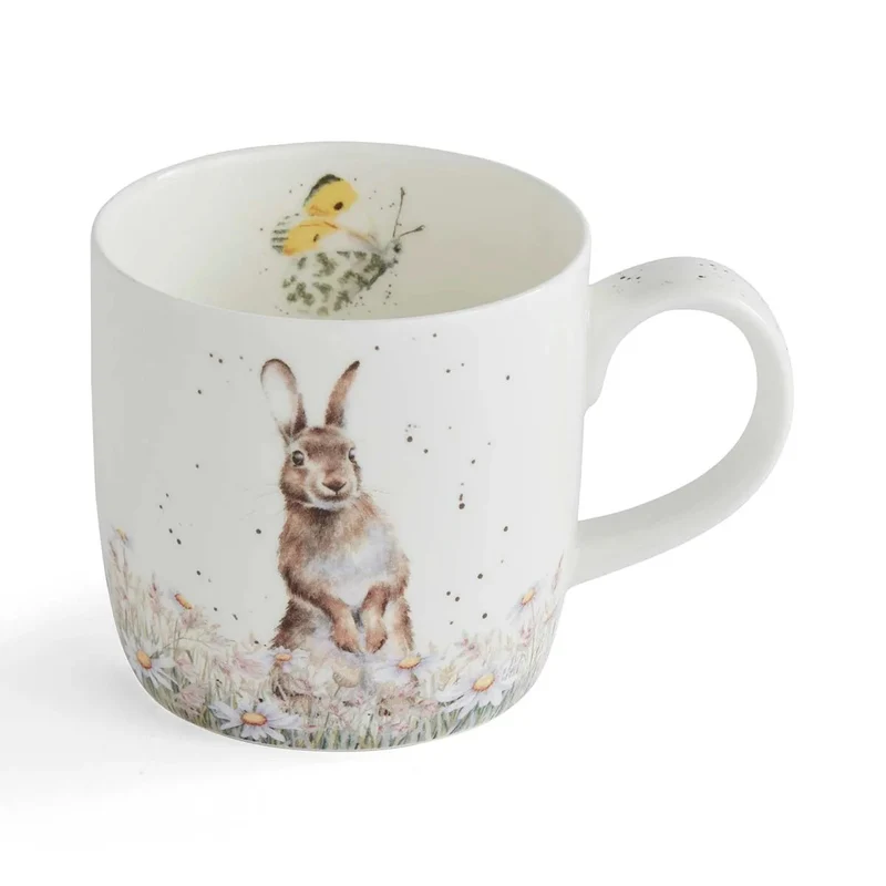 Wrendale Designs Fresh as a Daisy Beker - Fine Bone China - 300 ml
