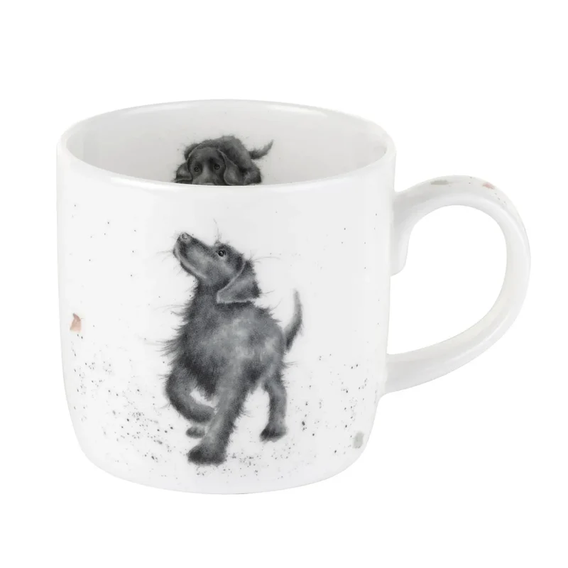 Wrendale Designs Walkies Beker - Fine Bone China - 300 ml