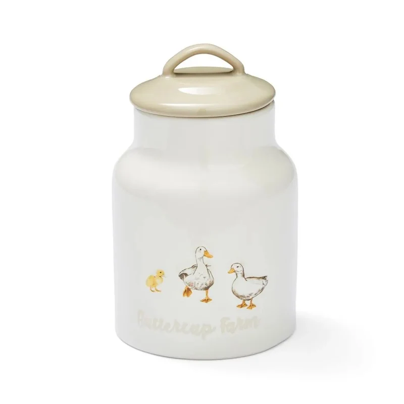 Cooksmart Buttercup Farm Voorraadpot - Eenden - Aardewerk - Ø 10 cm