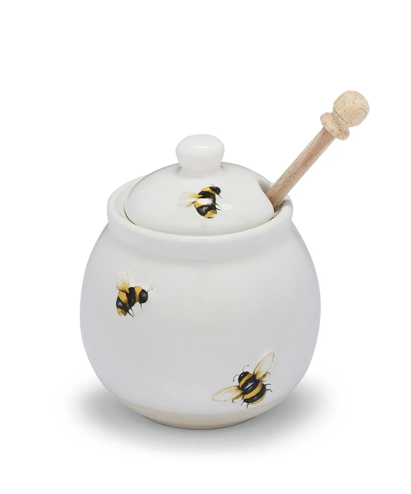 Cooksmart Bumble Bees Honingpot - Aardewerk - Ø 9 cm