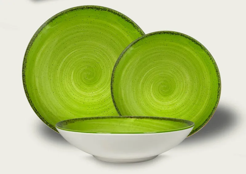 Arca Pepper Dinerbord - Groen - Porselein - Ø 27 cm