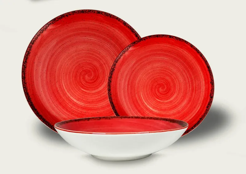 Arca Pepper Dinerbord - Rood - Porselein - Ø 27 cm