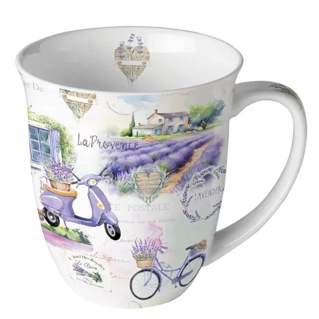 Ambiente La Provence Beker - Fine Bone China - 400 ml
