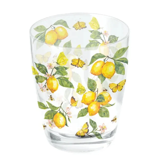 Ambiente Fresh Lemons White Waterglas - 250 ml