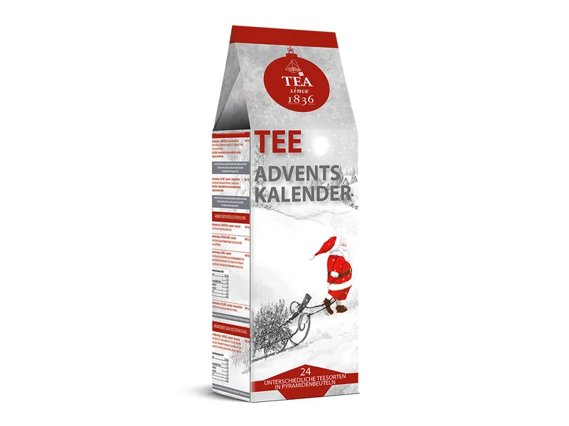 Thee Advent Kalender Norwin - 9,2 cm x 9,2 cm x 30,5 cm