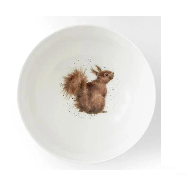 Wrendale Designs Hare Schaaltje - Eekhoorn - Porselein - Ø 15,5 cm