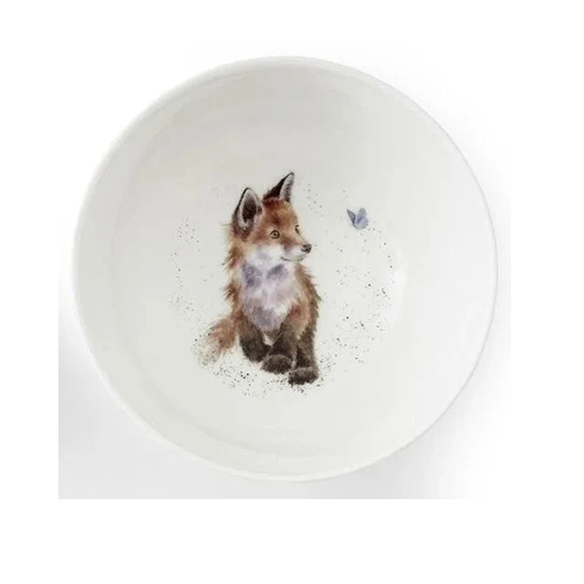 Wrendale Designs Hare Schaaltje - Vos - Porselein - Ø 15,5 cm