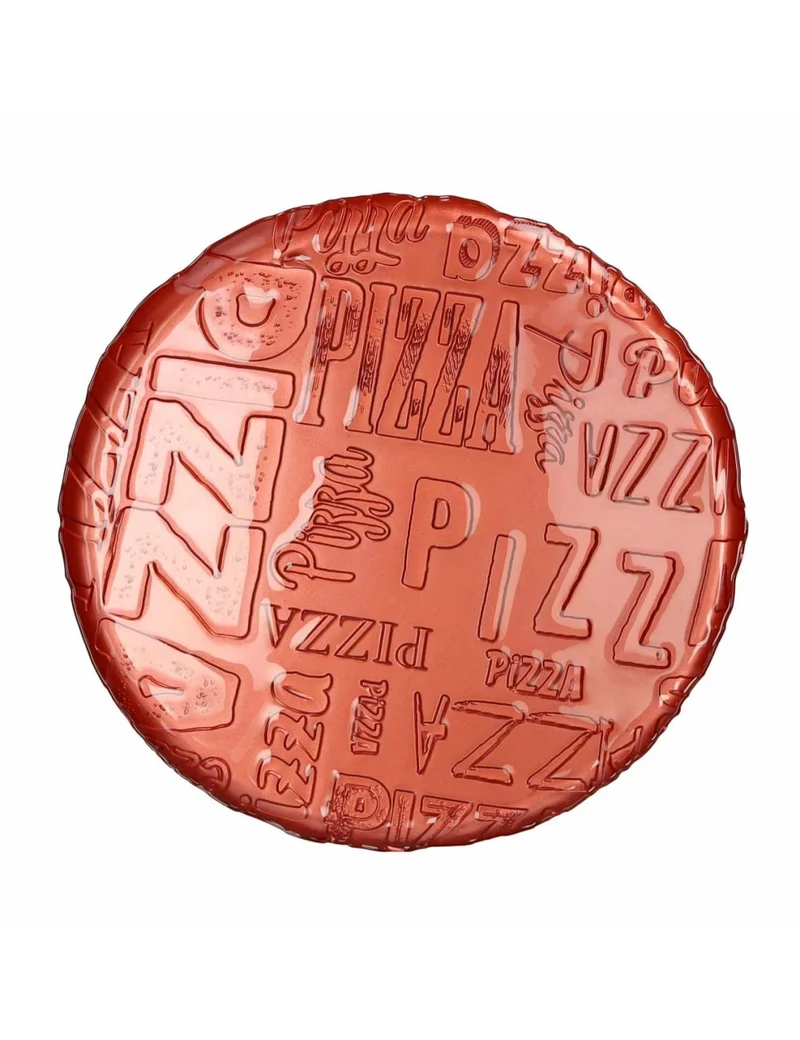 Brandani Pizzabord - Oranje - Glas - Ø 34 cm