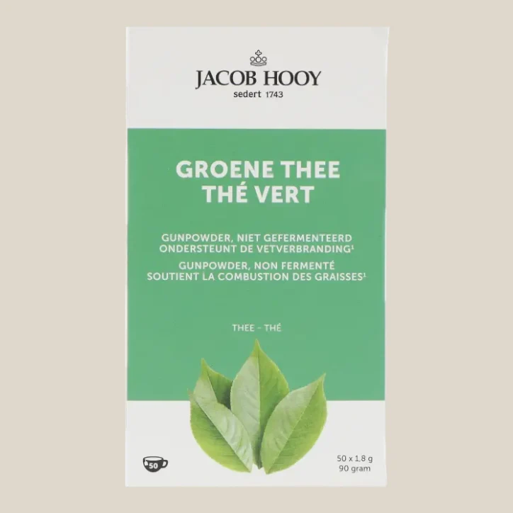 Jacob Hooy Groene Thee - 50 Theezakjes