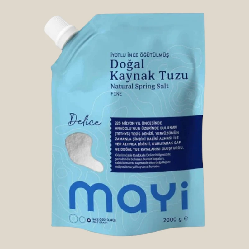 Mayi Natuurlijk Bronzout Fijn 2 kg - IYOTLU DOĞAL KAYNAK TUZU (İNCE)