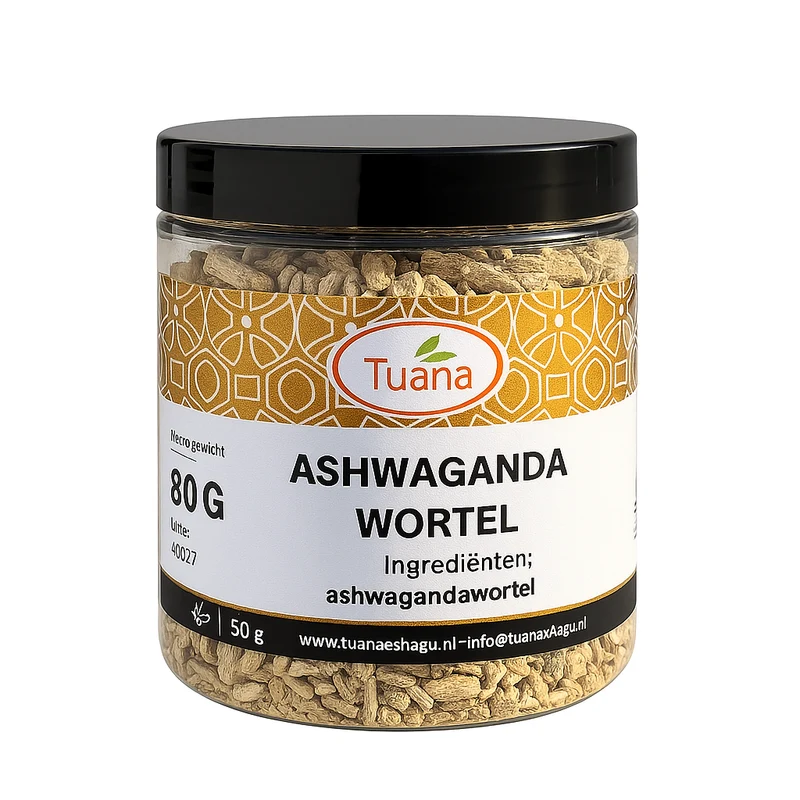 Ashwaganda Wortel Gesneden 80g