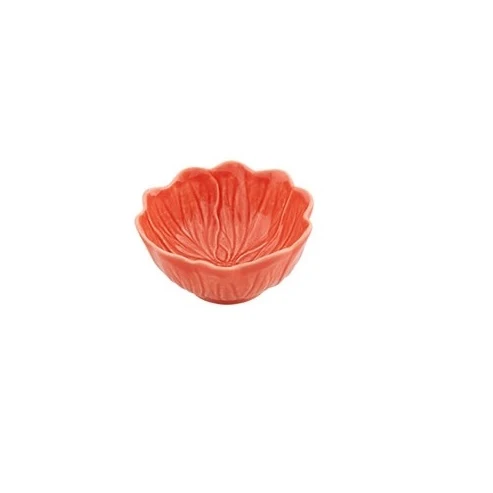 Bordallo Pinheiro Flora Schaaltje - Zalmkleurig - Aardewerk - Ø 12,4 cm