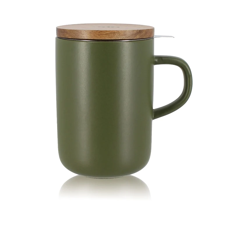 OGO Living Juliet Beker - Kaki - Aardewerk - 475 ml