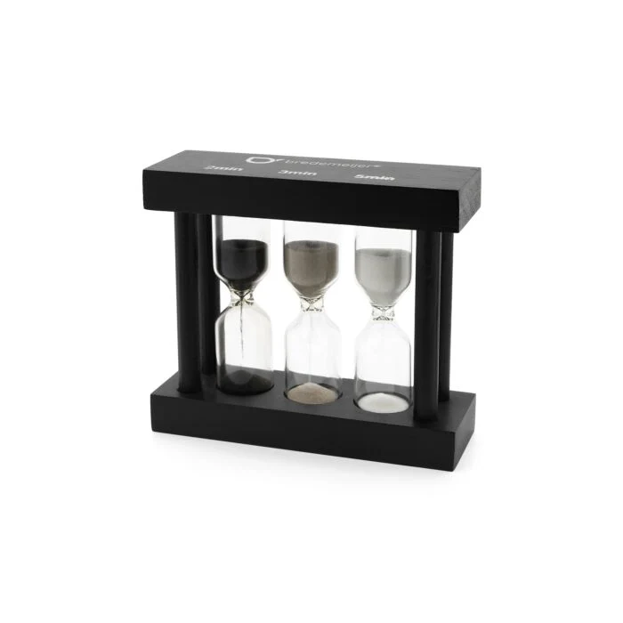 Bredemeijer Tea Timer - Bamboe - Zwart - 3 cm x 9,1 cm x 7,9 cm