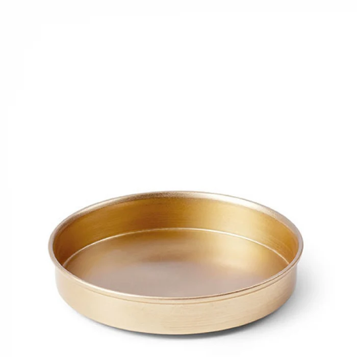 Ambiente Kaarsenhouder - Goudkleurig - Klein - Metaal - Ø 8,5 cm