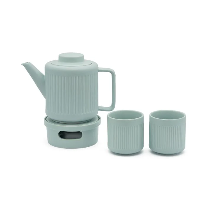 Bredemeijer Skagen Theemok - Porselein - Lichtblauw - 300 ml