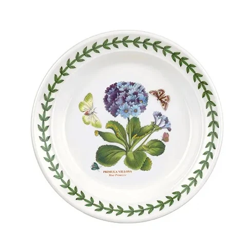 Portmeirion Botanic Garden Gebaksbordje - Blue Primrose - Aardewerk - Ø 16,5 cm
