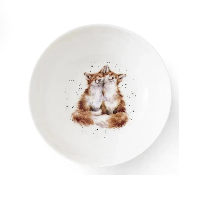 Wrendale Designs Fox Schaaltje - Vos - Porselein - Ø 15,3 cm