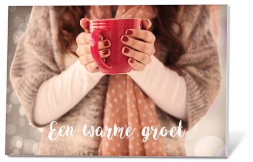 Thee in een Kaartje - Een warme groet