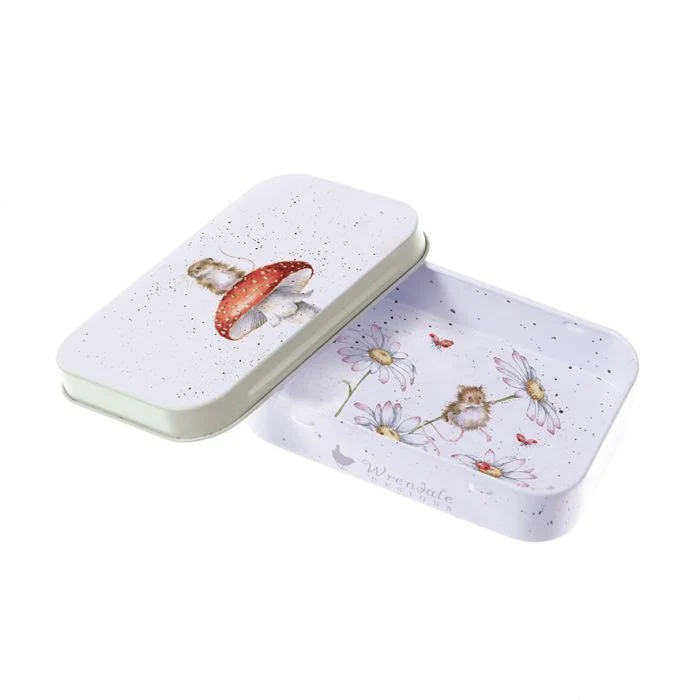 Wrendale Designs He's a Fun-Gi Blikje - Muisje - Metaal