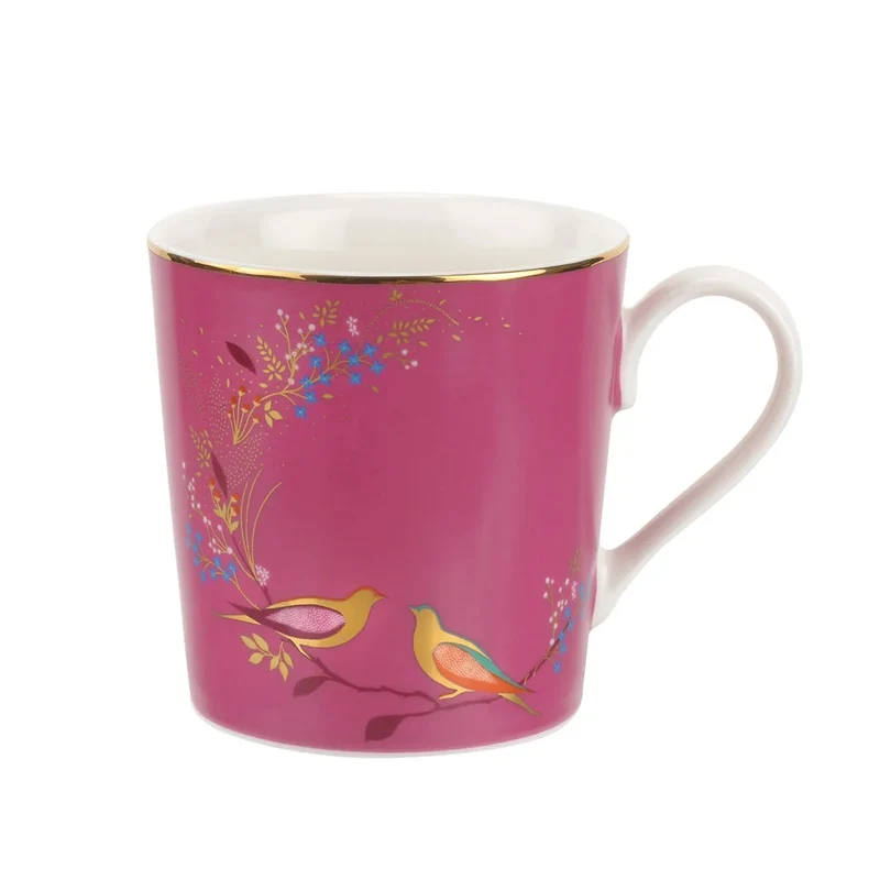 Sara Miller London Chelsea Beker - Pink - Fine China - 344 ml