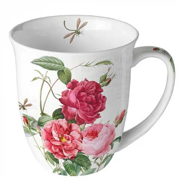 Ambiente Amber Beker - Fine Bone China - 400 ml