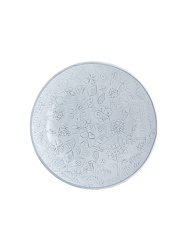 Bordallo Pinheiro Flora Schaal - Wit - Aardewerk - Ø 30,5 cm