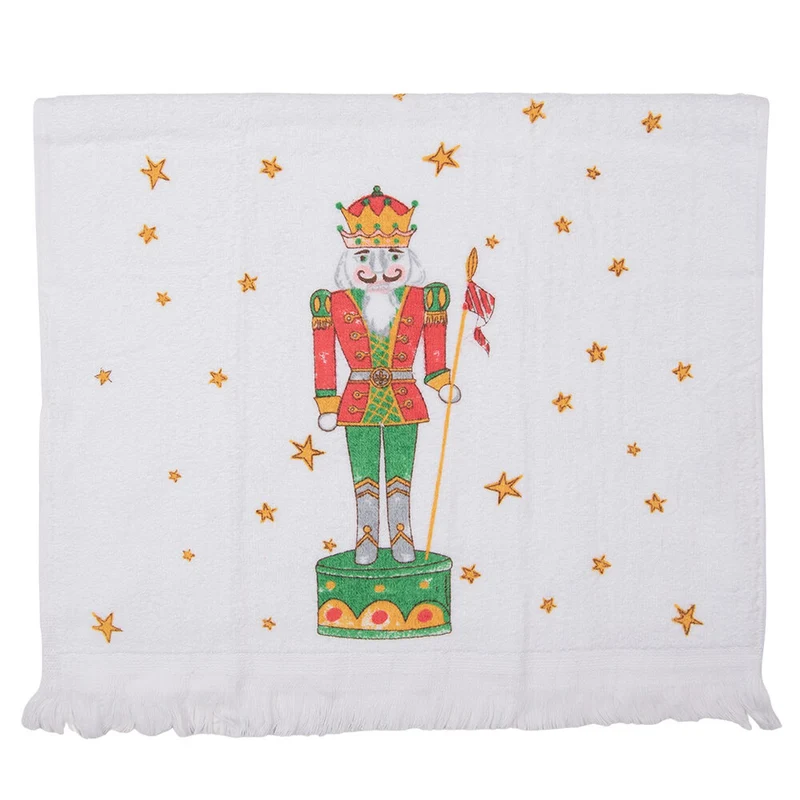 Clayre & Eef Gastendoekje - Notenkraker - 100% Katoen - 40 cm x 66 cm