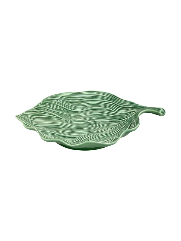 Bordallo Pinheiro Folhas Schaal - Aardewerk - 37 cm x 27 cm