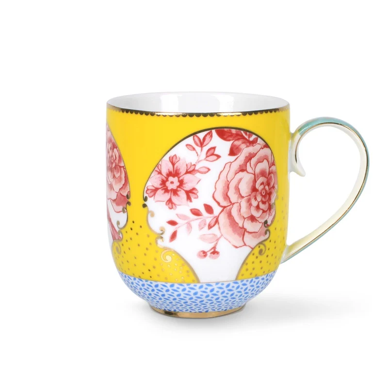 Pip Studio Royal Yellow Beker - Porselein - 325 ml