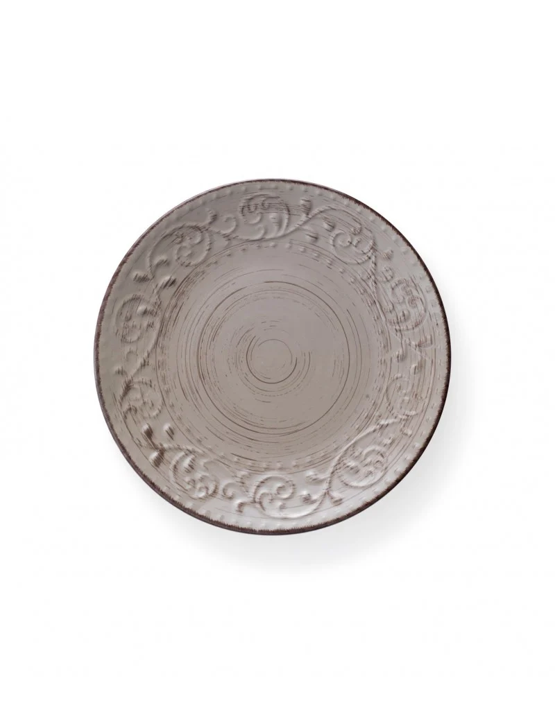 Brandani Serendipity Sabbia Dinerbord - Taupe - Aardewerk - Ø 27,5 cm