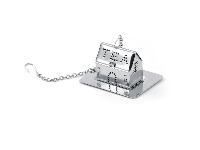 ChaCult Tea House Thee Ei - RVS - 2 cm x 3,3 cm x 3,2 cm