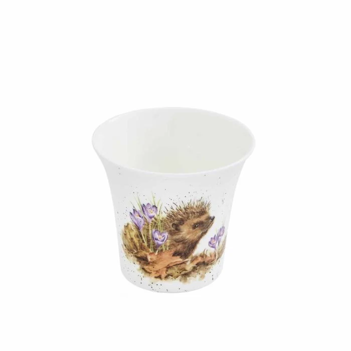 Wrendale Designs New Beginnings Kruidenpot - Egel - Porselein - 10 cm