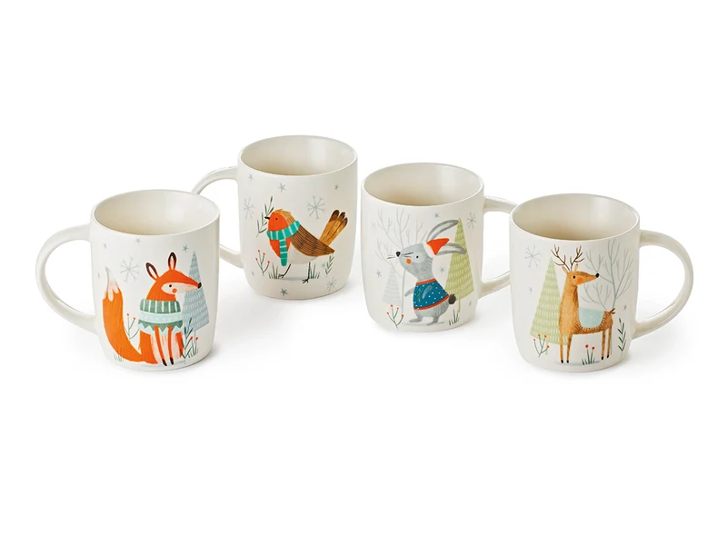 ChaCult Vintertied Beker - New Bone China - 300 ml