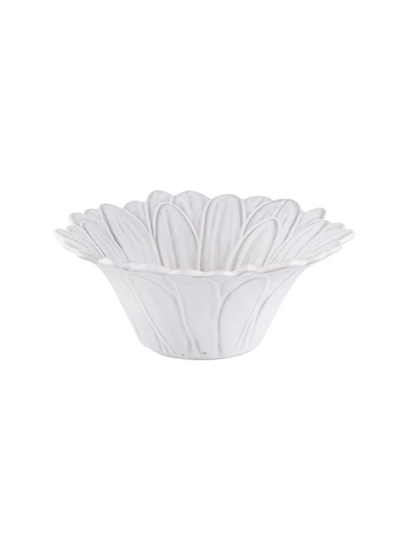 Bordallo Pinheiro Maria Flor Margarida Schaaltje - Grijs/Geel - Aardewerk - Ø 15,5 cm