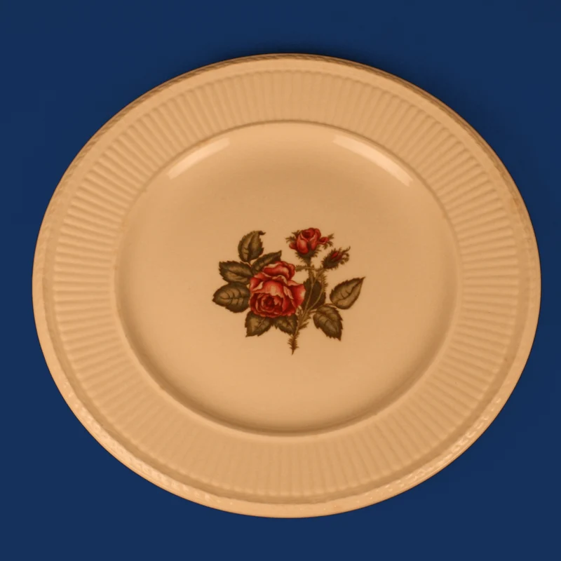 Wedgwood Moss Rose Gebaksbordje - Ø 16 cm