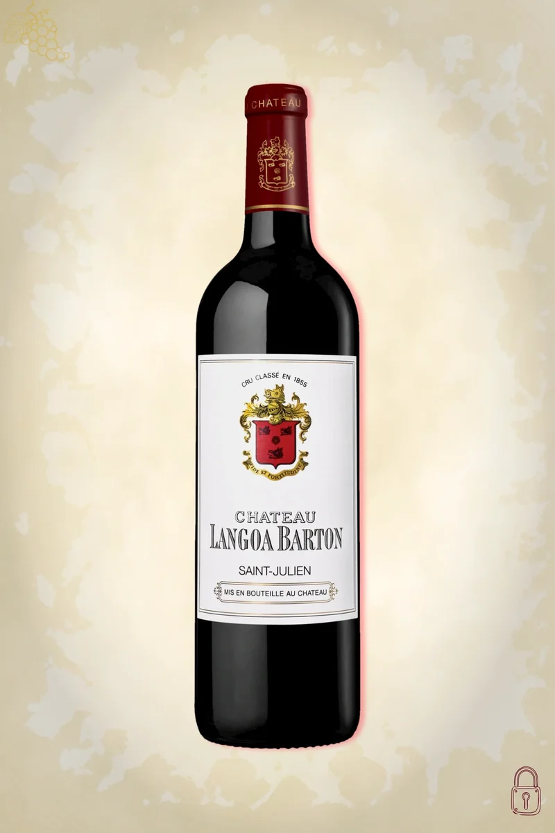 Saint-Julien 2002 duo in houten kist: Langoa-Barton en Branaire-Ducru