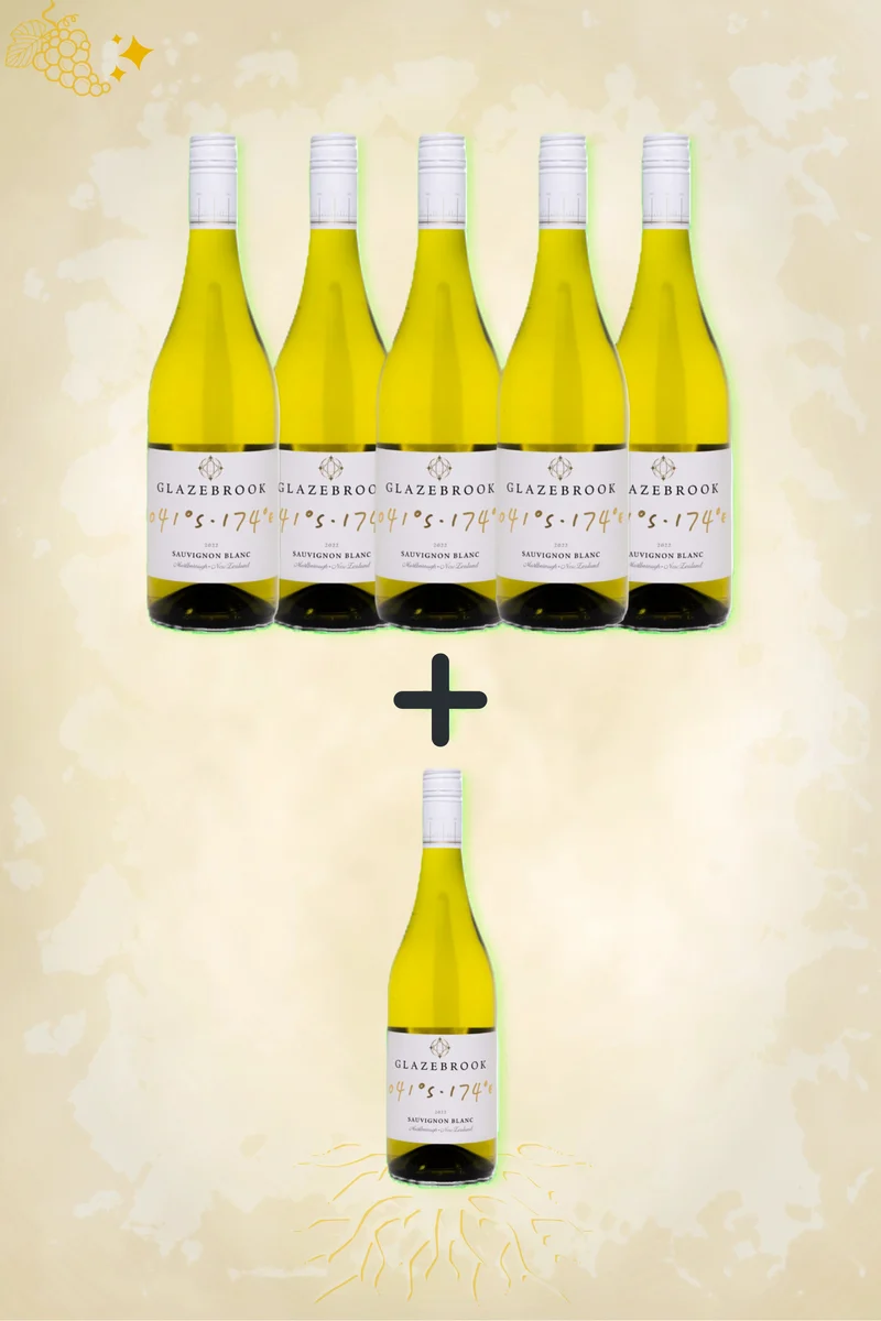 Glazebrook - Sauvignon Blanc (2022) 5 + 1 Gratis