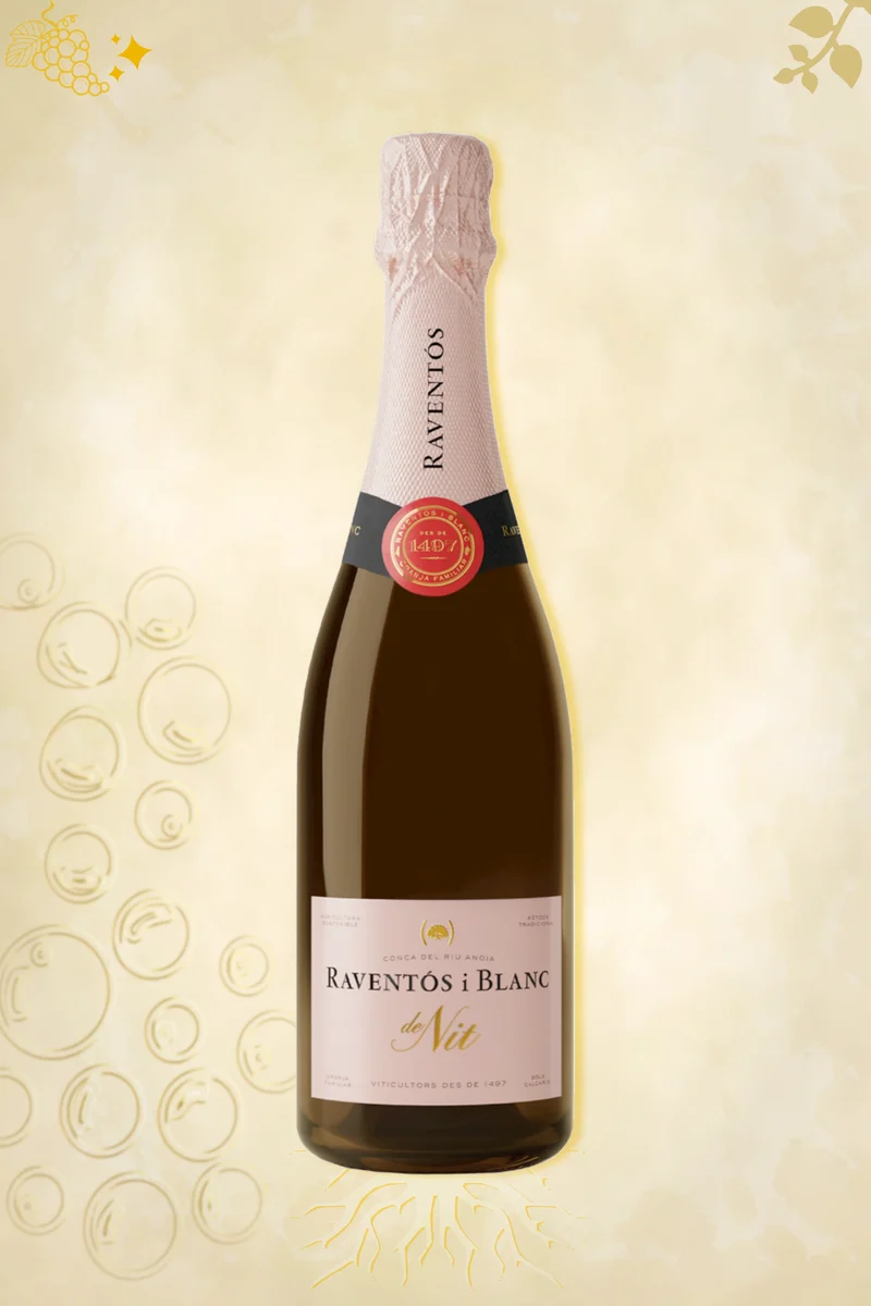 Raventós i Blanc - De Nit Extra Brut Organic mousserende rosé wijn (2023)