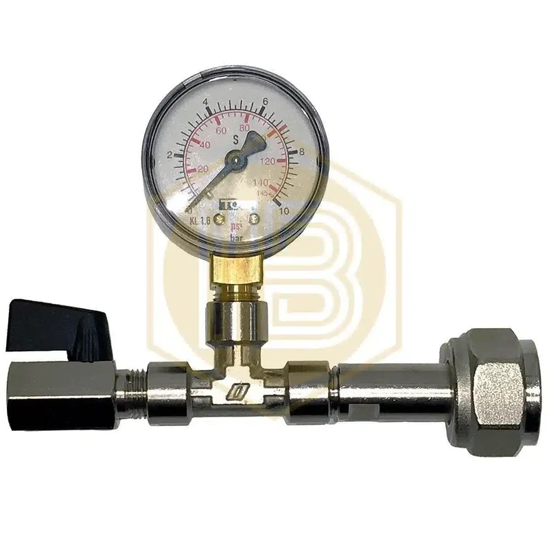 Manómetro de cabezal de rosca 1/2 BSP