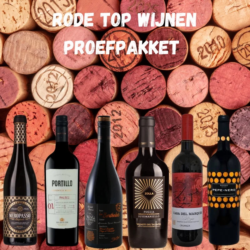 Rode Top Wijnen Proefpakket