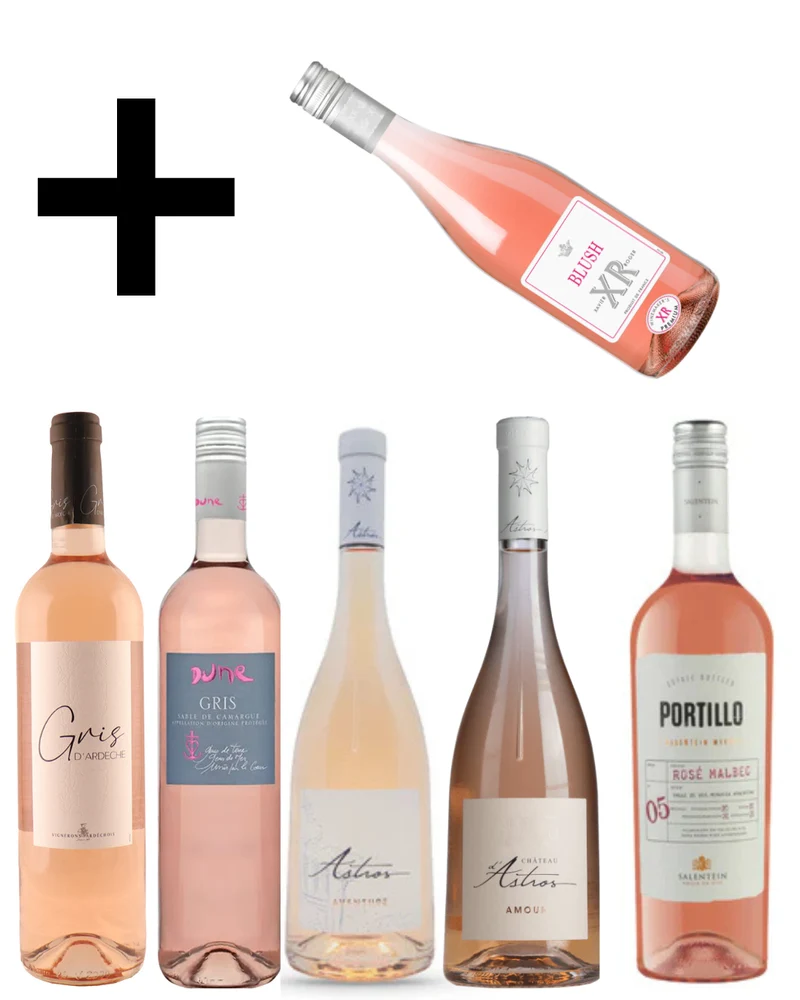 Exclusief Proefpakket Rosé + gratis fles XR Blush